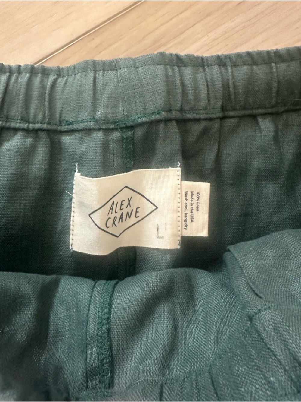 Men's Flat Front Alex Crane “Bo” Shorts in Pine
